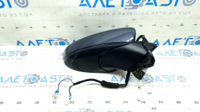 Right side mirror assembly for Mazda CX-30 20-23, 6+4 pins, BSM, heated, memory, turn signal, graphite