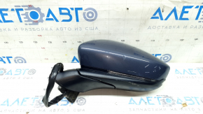 Left side mirror assembly for Mazda CX-30 20-23, 6+4 pins, BSM, heated, memory, turn signal, graphite, scratches
