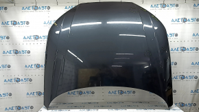 Bare hood of Audi A4 B9 17-20 steel, graphite LX7L, nicks, chips, sand