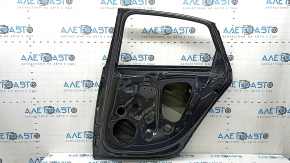 Bare rear right door of Audi A4 B9 17-19 graphite LX7L, bumps, dents