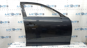 Bare front right door of Audi A4 B9 17-18 graphite LX7L, dent, bumps