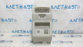 Rear center console trim for Ford Edge 15-24, gray, under the socket and cigarette lighter, scratches, broken mount