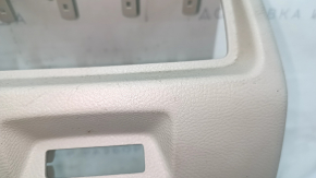 Rear center console trim for Ford Edge 15-24, gray, under the socket and cigarette lighter, scratches, broken mount