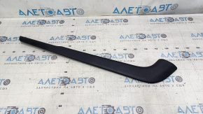 Ford Edge 19-24 center console trim, upper right, black leather