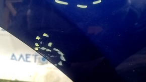Tesla Model Y 20-25 blue PPSB rear right door, bare, dents, scratches, peeling paint