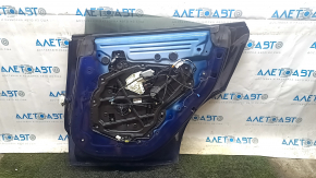 Tesla Model Y 20-25 blue PPSB rear right door, bare, dents, scratches, peeling paint