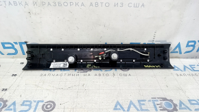 Front right door sill plate for Ford Edge 19-24, black with chrome, backlight, scratches