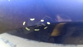 Tesla Model Y 20-25 bare front bumper for 6 parking sensors, blue PPSB, scratches, chips, broken mount