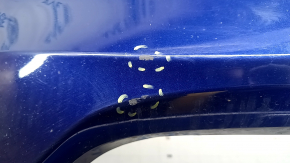 Tesla Model Y 20-25 bare front bumper for 6 parking sensors, blue PPSB, scratches, chips, broken mount