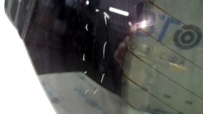 Ford Edge 19-24 rear hatch glass, tinted, with side trims, scratches