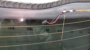 Ford Edge 19-24 rear hatch glass, tinted, with side trims, scratches