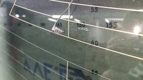 Ford Edge 19-24 rear hatch glass, tinted, with side trims, scratches