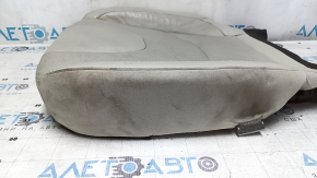Ford Edge 15-24 passenger seat cushion upholstery, gray leather, perforated, heated, ventilated, needs cleaning, scratches