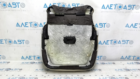 Ford Edge 15-24 passenger seat cushion upholstery, gray leather, perforated, heated, ventilated, needs cleaning, scratches
