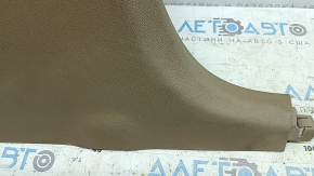 Cadillac CTS 14-19 lower left center pillar trim, brown, scratches