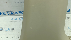 Nissan Pathfinder 13-20 lower right center pillar trim, beige, type 2, plastic turned white