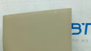 Nissan Pathfinder 13-20 lower right center pillar trim, beige, type 2, plastic turned white