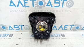 Black steering wheel airbag for the driver's side of the Ford Edge 19-24.