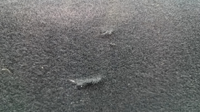 Tesla Model Y 20-25 black trunk liner, type 2. Crack, dented, missing fragment, fabric pierced.