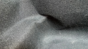 Tesla Model Y 20-25 black trunk liner, type 2. Crack, dented, missing fragment, fabric pierced.