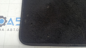 Set of Tesla Model Y 20-25 floor mats, black, scorched, worn