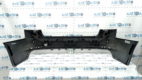 Bare rear bumper for Audi A4 B9 17-19 S-Line, for 4 parking sensors, white, with central mount, scratches