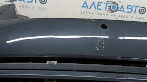Bare rear bumper for Audi A4 B9 17-19 S-Line, for 4 parking sensors, white, with central mount, scratches