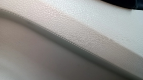 Front right door panel, Ford Edge 19-24, gray with black, Bang & Olufsen, black leather armrest, gray leather insert, with handle, scratches