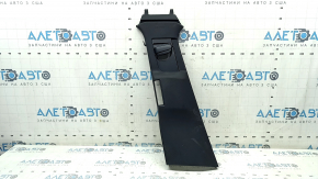 Left center pillar trim, upper belt, Volvo XC60 18-25, black, scratches