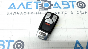 Smart key for Audi A4 B9 17-21 type 1, 4 buttons, worn, scratched, dented