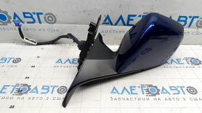 Tesla Model Y 20-25 left side mirror assembly, 13 pins, blue, auto-dimming, without cover