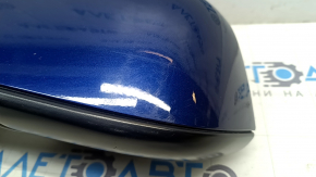 Tesla Model Y 20-25 left side mirror assembly, 13 pins, blue, auto-dimming, without cover