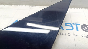 Tesla Model Y 20-25 exterior left triangle mirror cover, gloss black, broken fasteners, scratches