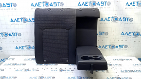 Right rear seat backrest for VW Passat b8 16-19 USA, black fabric, with armrest