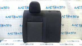 Right rear seat backrest for VW Jetta 19-21, black fabric, with headrest