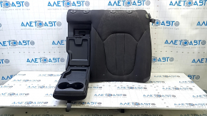 Left rear seat backrest Chrysler 200 15-17 black cloth, with armrest, for cleaning