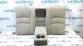 Honda Accord 13-15 rear seat backrest, gray velour, with armrest, ready to clean