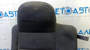Left rear seat backrest for Ford Fusion mk5 13-16, black fabric, white stitching, with belt, dented