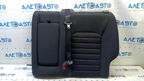 Left rear seat backrest Ford Fusion mk5 17-20 black cloth, with belt and armrest,