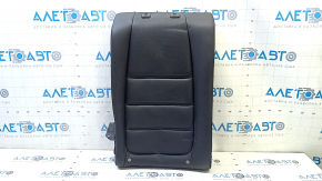 Left rear seat back for Mazda 6 14-15, black leather, perforated, with armrest