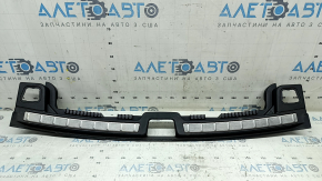 Volvo XC60 18-25 black trunk opening trim with chrome moldings, scratches on chrome