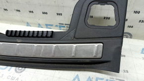 Volvo XC60 18-25 black trunk opening trim with chrome moldings, scratches on chrome