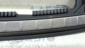 Volvo XC60 18-25 black trunk opening trim with chrome moldings, scratches on chrome