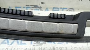 Volvo XC60 18-25 black trunk opening trim with chrome moldings, scratches on chrome