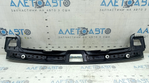 Volvo XC60 18-25 black trunk opening trim with chrome moldings, scratches on chrome