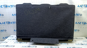 The back of the rear row of seats, 2nd row, Honda Accord 18-19, black cloth, with armrest, wrinkled