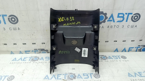 Volvo XC60 18-25 black rear lower center console trim, under the cigarette lighter, scratches