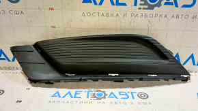 Left front bumper grille for Ford Fusion mk5 17-18 without fog lights, with matte molding