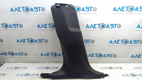 Tesla Model Y 20-25 lower left center pillar trim, black, scratches