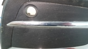 Volvo XC60 18-21 right front bumper grille with parking sensors and chrome molding, sand